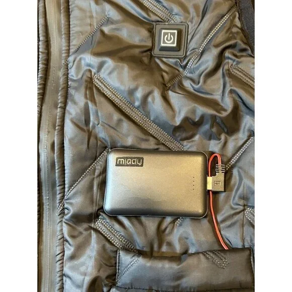 Heated Vest with Power Bank Womens Size Small Rechargeable Battery Pack Layering - Picture 3 of 9